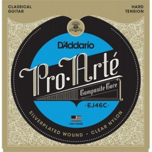 D'Addario EJ46C Pro-Arte Composite Classical Guitar Strings - Hard Tension